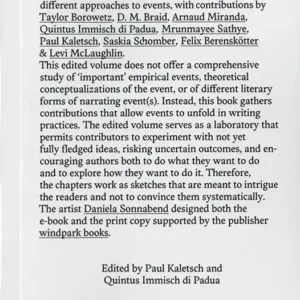 The (Un-)eventful: a Transdisciplinary Journey